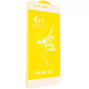 Защитное стекло 6D Premium для Xiaomi Mi 5x / Mi A1 – White