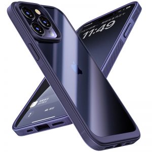 Чехол полупрозрачный TPU+PC Pulse для Iphone 15 Pro Max – Purple