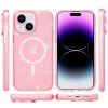 Чехол TPU Galaxy Sparkle с MagSafe и блестками для Iphone 15 Plus – Pink 169220