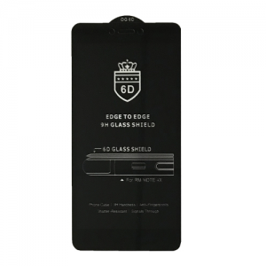 Защитное стекло 6D EDGE to EDGE на весь экран для Xiaomi Redmi Note 4 / 4x (Snapdragon) – Black