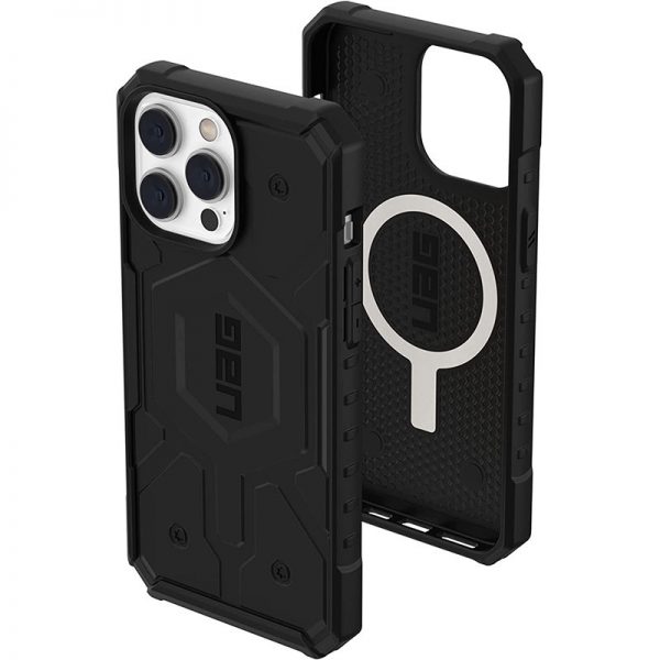 Ударопрочный чехол UAG Pathfinder с MagSafe для Iphone 14 Pro — Черный