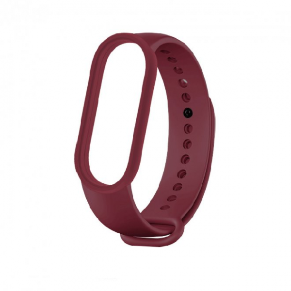 Ремешок Silicone для Xiaomi Mi Band 8 Marsala