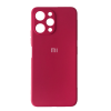 Чехол Silicone Case 360 с защитой камеры для Xiaomi Redmi 12 Hot Pink