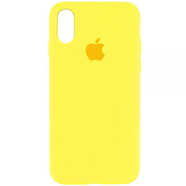 Чехол Silicone Case 360 для Iphone XR Желтый / Yellow