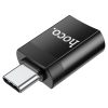 Переходник Hoco UA17 USB 3.0 to Type-C Black 171720