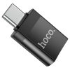 Переходник Hoco UA17 USB 3.0 to Type-C Black 171721
