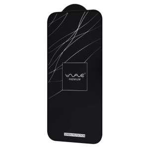 Защитное стекло 9H WAVE Premium для Iphone 15 Pro Max Black