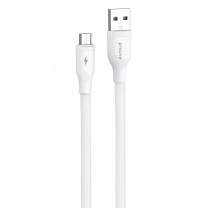 Кабель Proove Flat Out USB to MicroUSB 2.4A 1m White