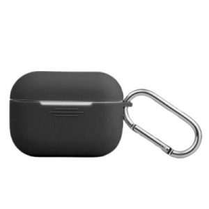 Чехол Silicone Slim с карабином для Apple Airpods Pro 2 Black