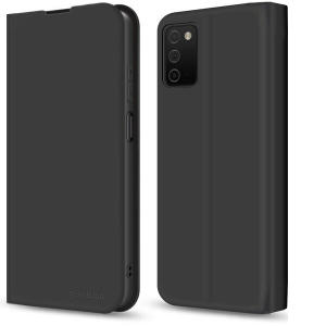 Чехол-книжка MaFuture Soft-Touch для Samsung Galaxy A03s Черный / Black