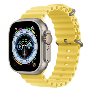 Ремешок Ocean Band для Apple Watch 38/40/SE 40/41 mm S Yellow