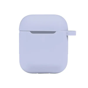 Чехол Silicone Case для Apple Airpods 1/2 Lilac Cream