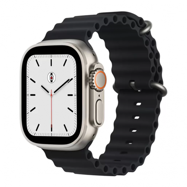 Ремінець Ocean Band для Apple Watch 42/44/45/49 mm M Black