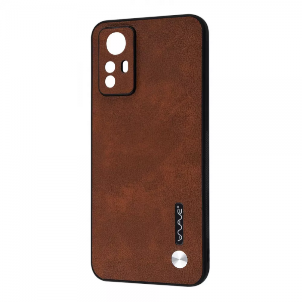 Защитный чехол WAVE Leather для Xiaomi Redmi Note 12s Dark brown