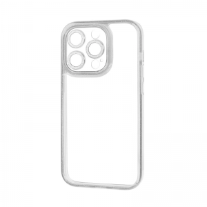 Чехол PHIBR Bling для Iphone 15 Pro Max Прозрачный / Silver