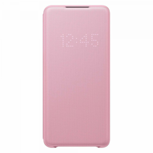 Чехол-книжка LED View для Samsung Galaxy S20 Plus Pink
