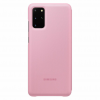 Чехол-книжка LED View для Samsung Galaxy S20 Plus Pink 174151