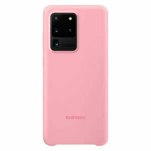 Чехол Silicone Cover для Samsung Galaxy S20 Ultra Pink