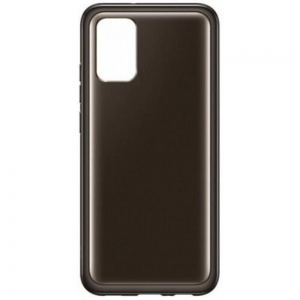 Чехол Soft Clear для Samsung Galaxy A03s Прозрачный/Черный