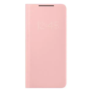 Чехол-книжка Smart LED View для Samsung Galaxy S21 Plus Pink