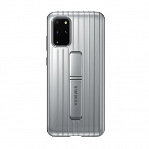 Противоударный чехол Protective Stand для Samsung Galaxy S20 Plus Silver