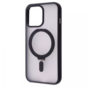 Чехол WAVE Attraction MagSafe подставкой для Iphone 15 Pro Black