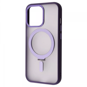 Чехол WAVE Attraction MagSafe подставкой для Iphone 15 Purple