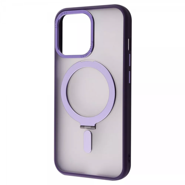 Чехол WAVE Attraction MagSafe подставкой для Iphone 15 Purple