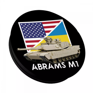 Держатель для телефона PopSockets WAVE Support to Ukraine Abrams M1