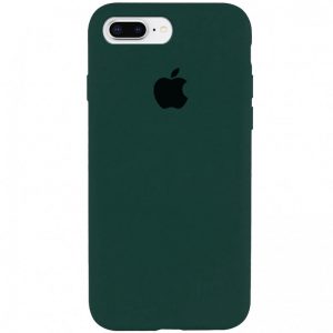 Чехол Silicone Case 360 для Iphone 7 Plus / 8 Plus Зеленый / Forest green