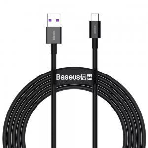 Кабель Baseus Superior Series USB to Type-C PD 66W 2m Black