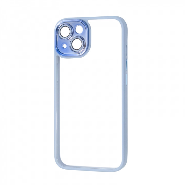 Чехол PHIBR Xrome Lens для Iphone 14 Прозрачный / Sierra Blue