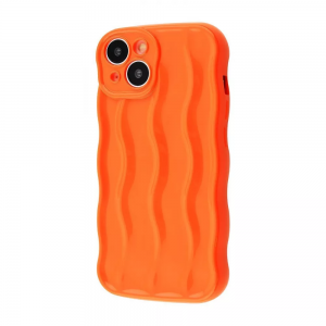 Чехол WAVE Lines для Iphone 14 Orange