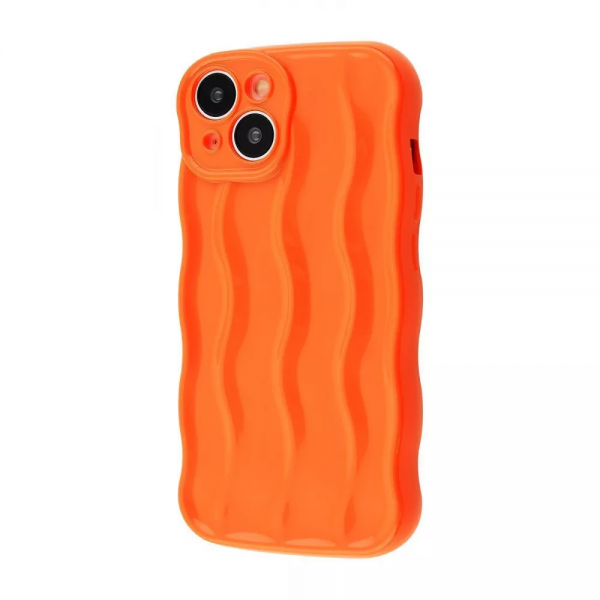 Чохол WAVE Lines для Iphone 14 Orange