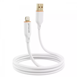 Кабель Proove Jelly Silicone USB to Lightning 2.4A 1m White