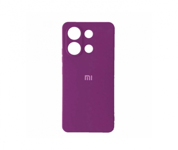 Чехол Silicone Case 360 с защитой камеры для Xiaomi Redmi Note 13 Pro / Poco M6 Pro Grape