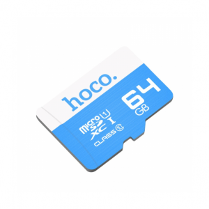 Карта памяти Hoco MicroSDHC 64GB TF high speed Class 10 Blue
