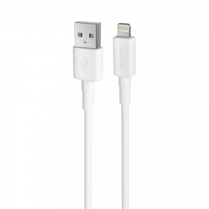 Кабель Proove Small Silicone USB to Lightning 2.4A 1m White