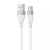 Кабель Proove Soft Silicone USB to Type-C 2.4A 1m White