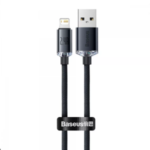 Кабель Baseus Crystal Shine Series USB – Lightning 2.4A 2м Black