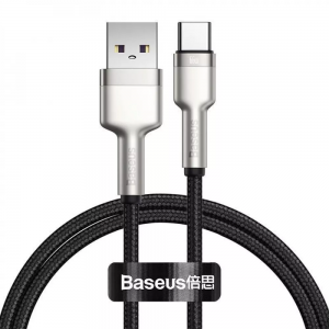 Кабель Baseus Cafule Metal USB to Type-C 66W 1m Black