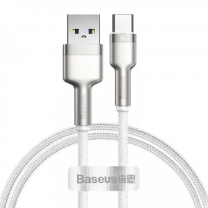 Кабель Baseus Cafule Metal USB для Type-C 66W 1m White