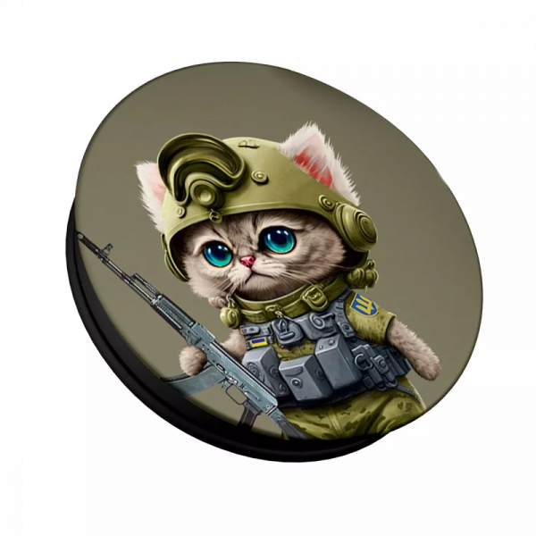 Держатель для телефона PopSockets Heroes of Ukraine Cat ak 74