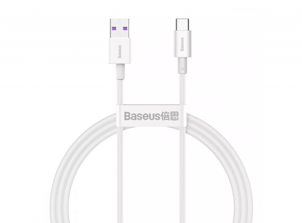 Кабель Baseus Superior Series USB to Type-C PD 66W 1m White