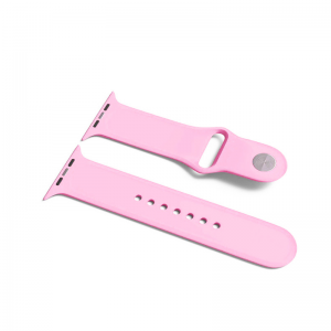 Ремешок Silicone Sport Band для Apple Watch 38/40/SE 40/41 mm S Light Pink