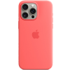 Чехол Silicone case Magsafe для Iphone 15 Pro Guava