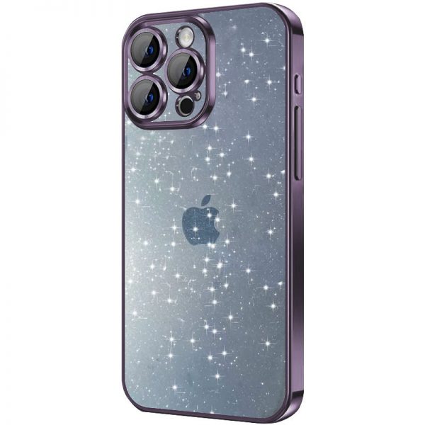 Чехол Glittershine для iPhone 15 Pro Max Purple