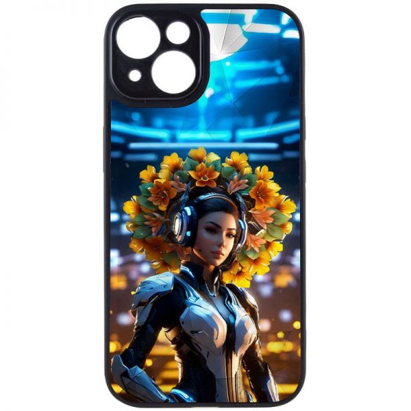 Чехол PrismaLedi для Iphone 15 Cyberpunk