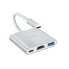 Адаптер Hoco HB14 Type-C to USB3.0+HDMI+PD2.0 Silver