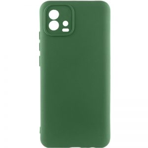 Чехол Silicone Lakshmi A Full Camera для Motorola Moto G72 Зеленый / Dark green